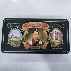 Vintage William Grant's Scotch Whisky Ad Litho Tin Box , England.